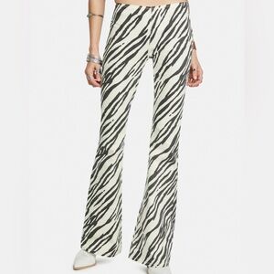 We The Free Zebra Stripe Flare Pants